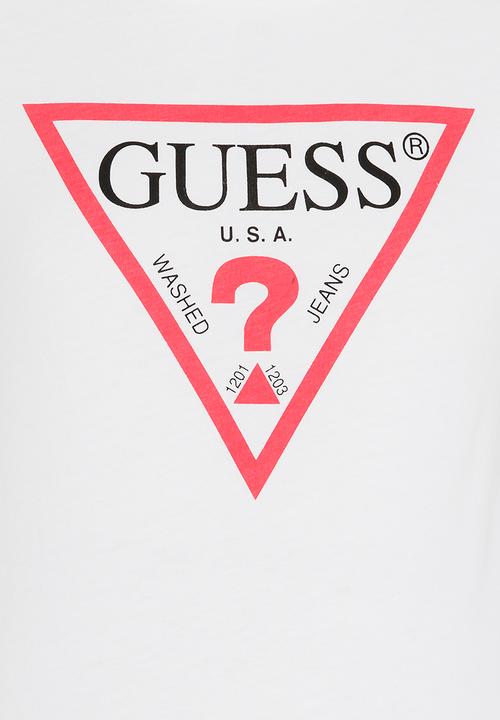 GUESS - Classic Tri Tee White