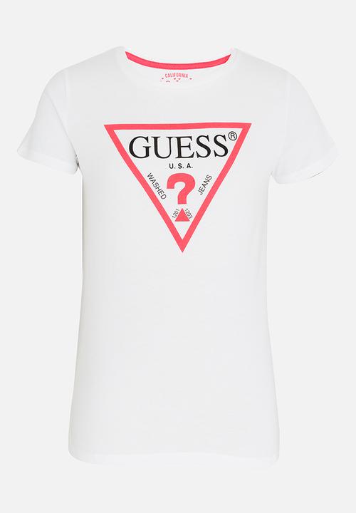 GUESS - Classic Tri Tee White
