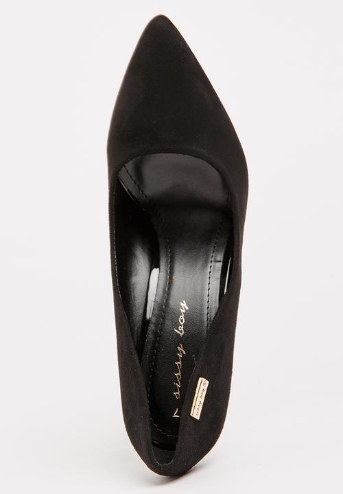 SISSY BOY - Pointy Stiletto Courts Black