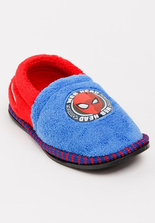 Character Fashion - Spider Man Bed Slippers Multi-colour