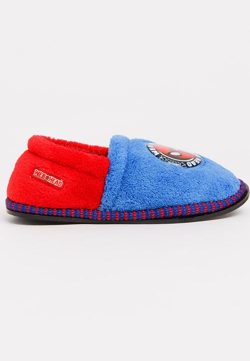 Character Fashion - Spider Man Bed Slippers Multi-colour