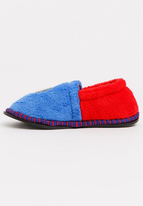 Character Fashion - Spider Man Bed Slippers Multi-colour