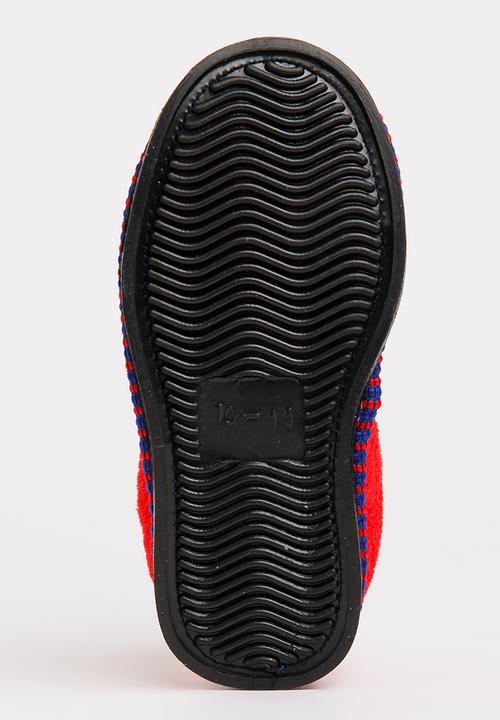 Character Fashion - Spider Man Bed Slippers Multi-colour
