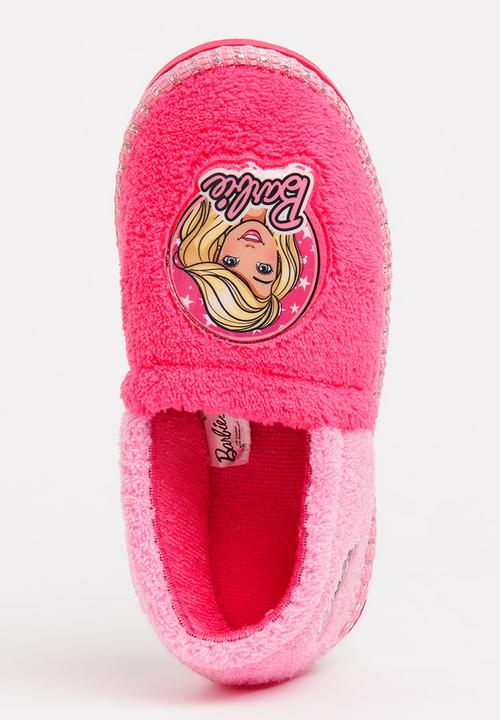 Character Fashion - Barbie Bed Slippers Dark Pink