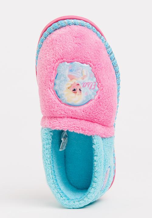Character Fashion - Frozen Bed Slippers Mid Pink