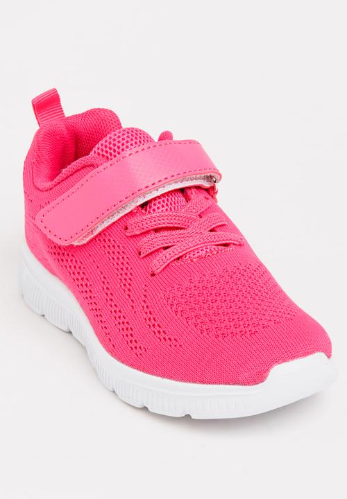 Pop Candy - Lace Up Sneaker Dark Pink