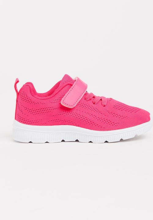 Pop Candy - Lace Up Sneaker Dark Pink