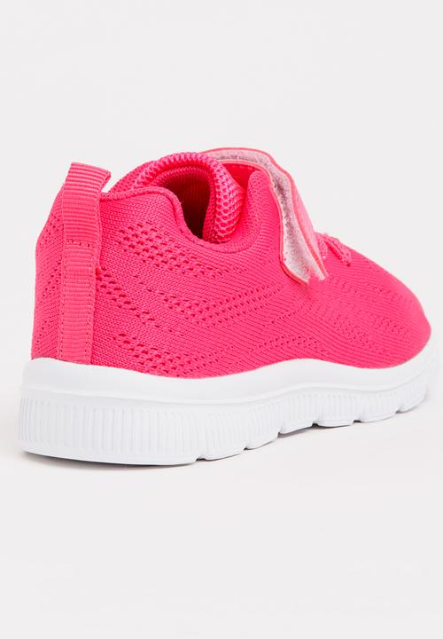 Pop Candy - Lace Up Sneaker Dark Pink