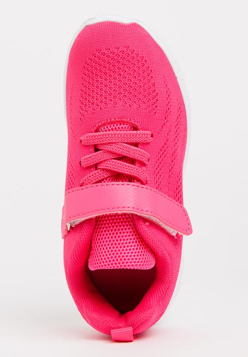 Pop Candy - Lace Up Sneaker Dark Pink