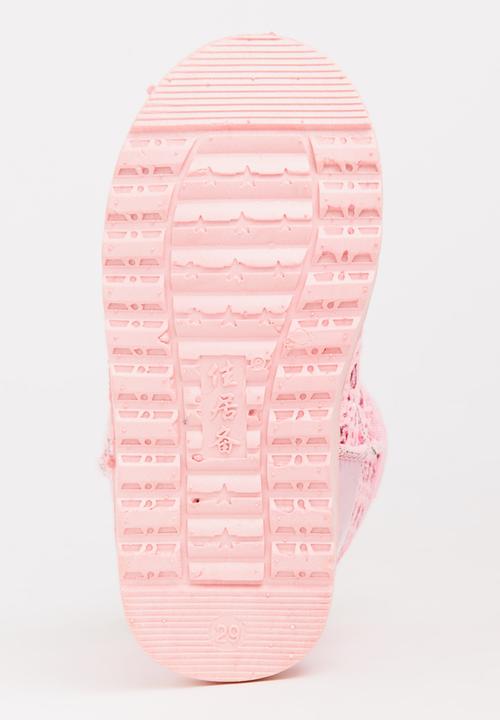 Pop Candy - Foil Print Boot Mid Pink