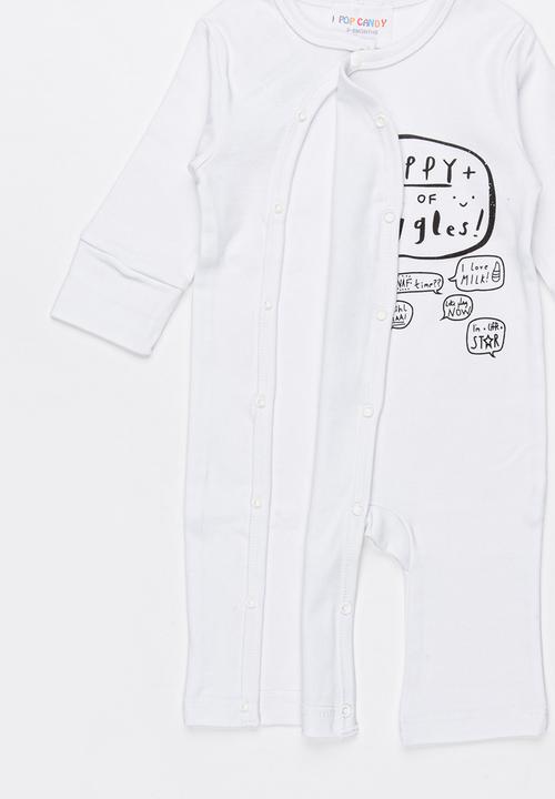Pop Candy - Full of giggles bodysuit - white