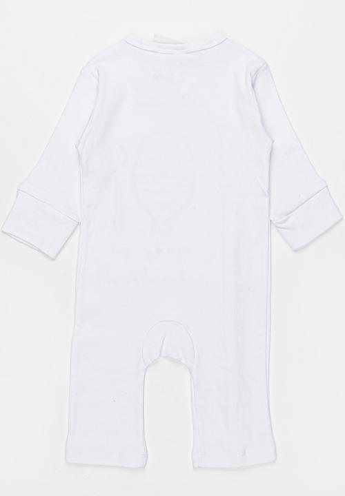 Pop Candy - Printed ready for breakfast bodysuit - white