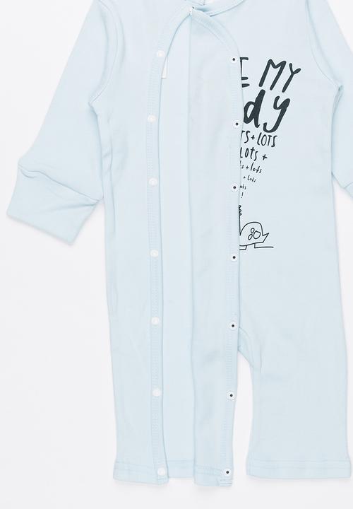 Pop Candy - Printed Bodysuit Pale Blue