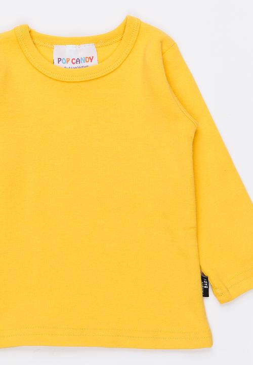 Pop Candy - Long Sleeve Tee Yellow