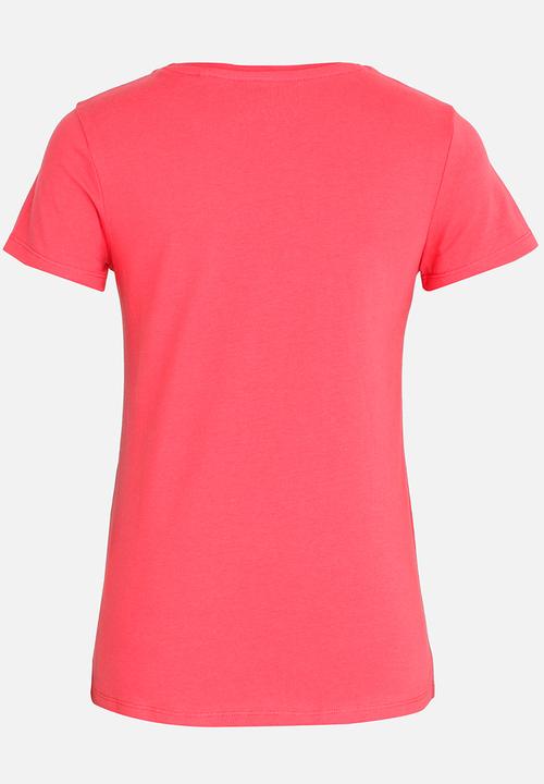 GUESS - Classic Tri Tee Dark Pink