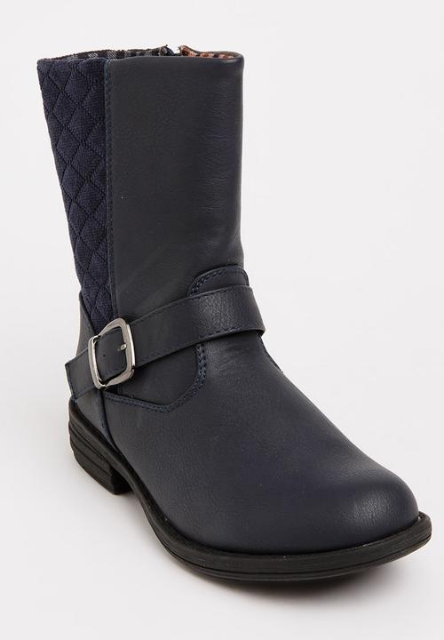 Rock & Co. - Boot with Buckle Detail Navy