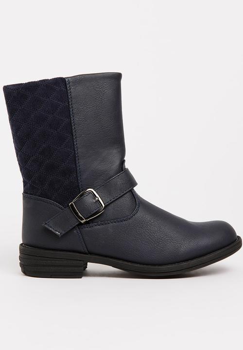 Rock & Co. - Boot with Buckle Detail Navy