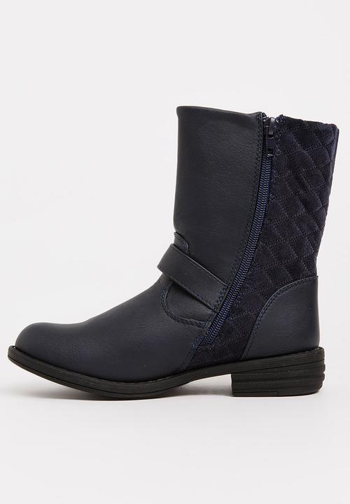 Rock & Co. - Boot with Buckle Detail Navy