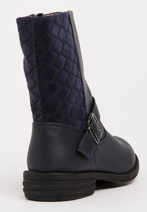 Rock & Co. - Boot with Buckle Detail Navy