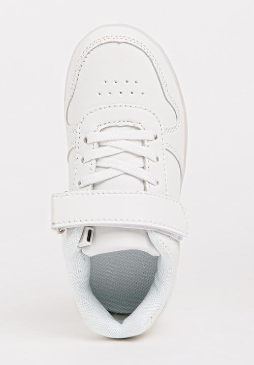 Pop Candy - Light Up Rechargeable Sneaker White