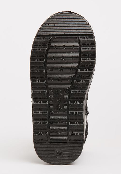 Pop Candy - Foil Print Boot Black