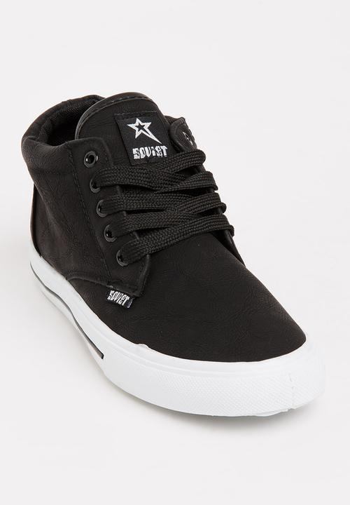 SOVIET - Clyde Hi Cut Sneaker Black