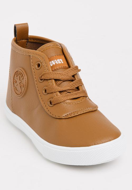 SOVIET - Callista Hi Cut Sneaker Tan