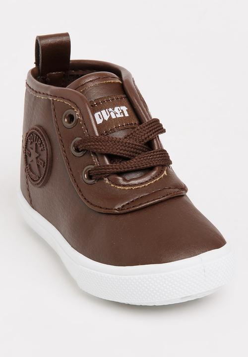 SOVIET - Callista Hi Cut Sneaker Brown
