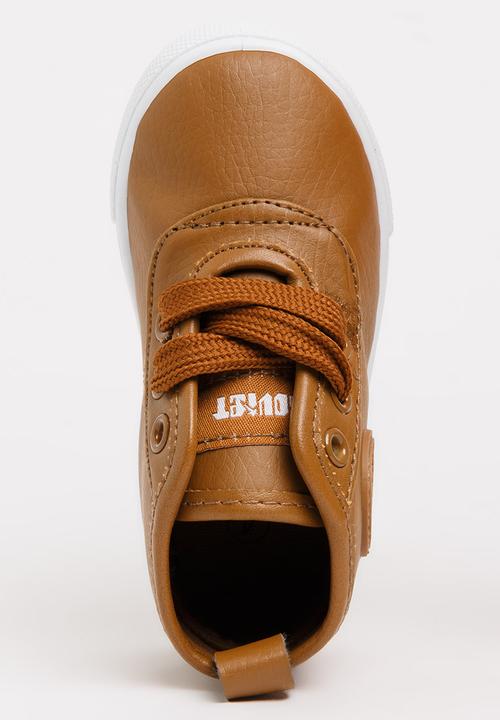 SOVIET - Callista Hi Cut Sneaker Tan