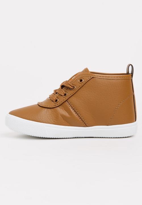SOVIET - Callista Hi Cut Sneaker Tan