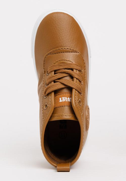 SOVIET - Callista Hi Cut Sneaker Tan
