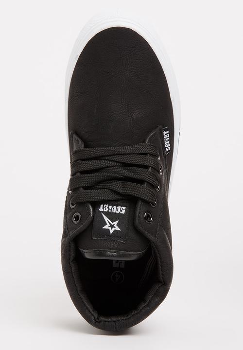 SOVIET - Clyde Hi Cut Sneaker Black
