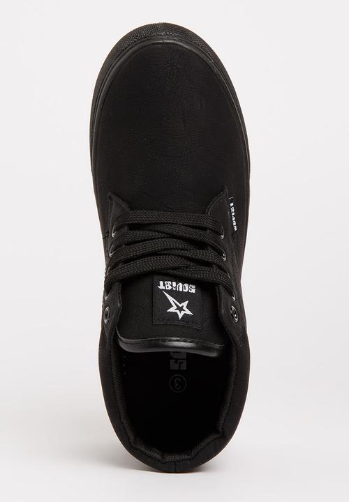 SOVIET - Clyde Hi Cut Sneaker Mono Black