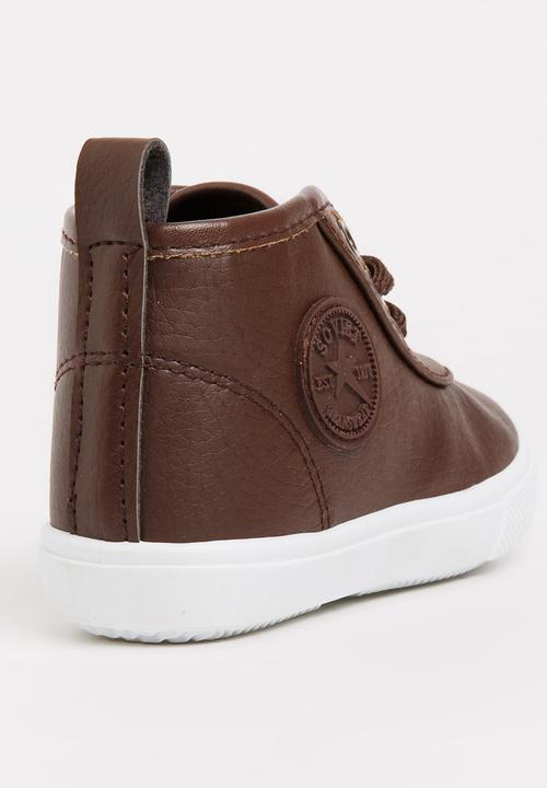 SOVIET - Callista Hi Cut Sneaker Brown