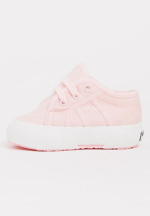 SUPERGA - Classic Lace Up Sneaker Mid Pink