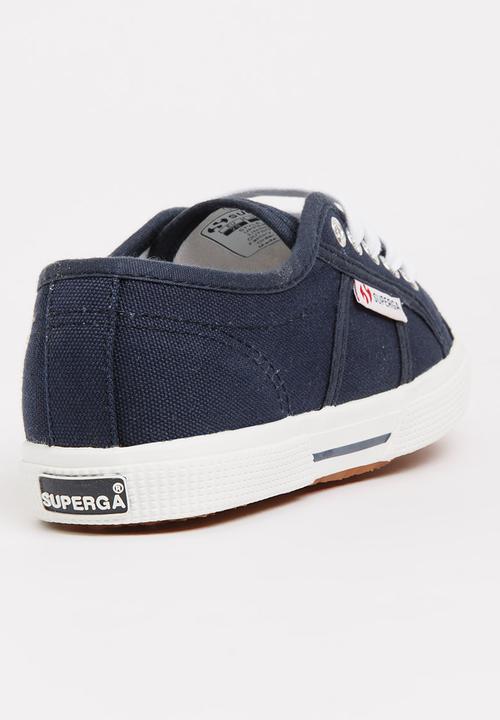 SUPERGA - Classic Slim  lace Up Sneaker Blue