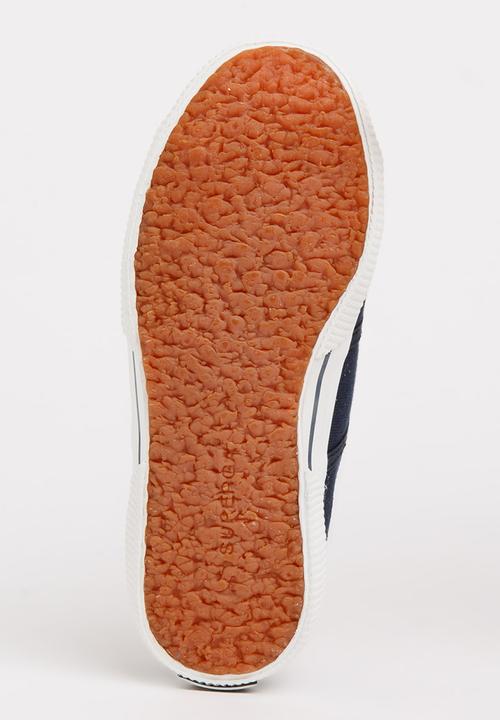 SUPERGA - Classic Slim  lace Up Sneaker Blue