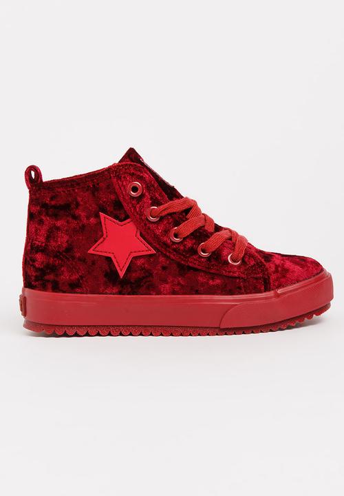 SOVIET - Pele Sneaker Mono Burgundy