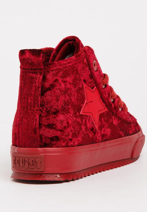 SOVIET - Pele Sneaker Mono Burgundy