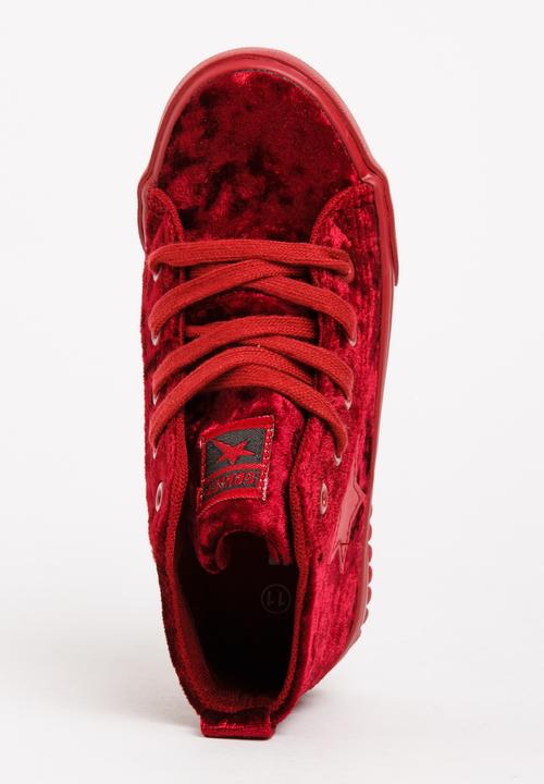 SOVIET - Pele Sneaker Mono Burgundy