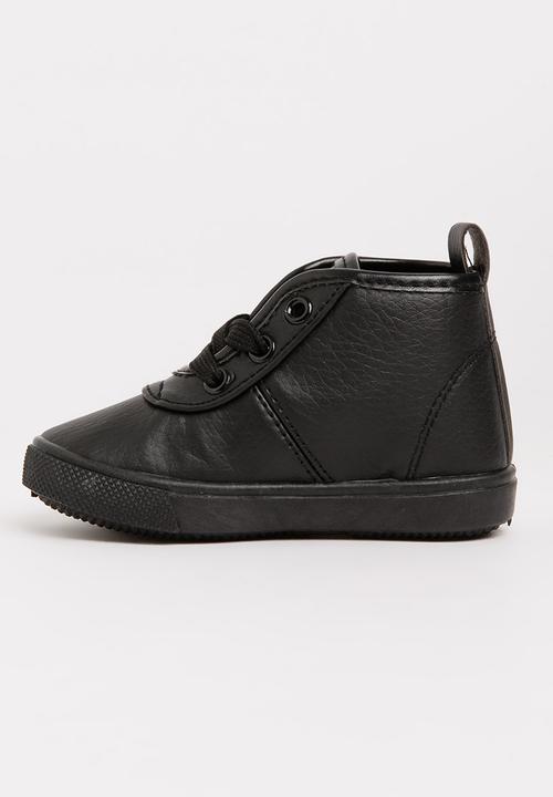 SOVIET - Callista Hi Cut Sneaker Mono Black