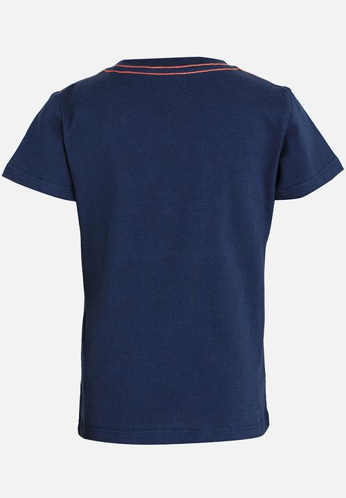 GUESS - Side Triangle Tee Dark Blue