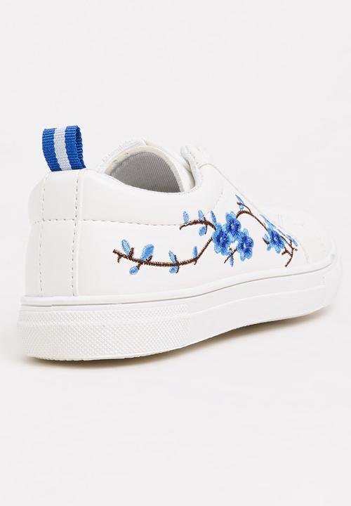 Pop Candy - Embroidered Sneaker White