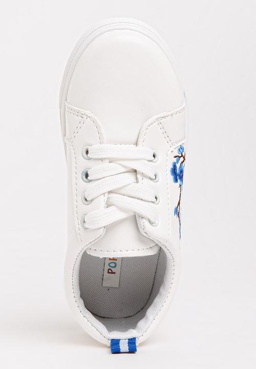 Pop Candy - Embroidered Sneaker White