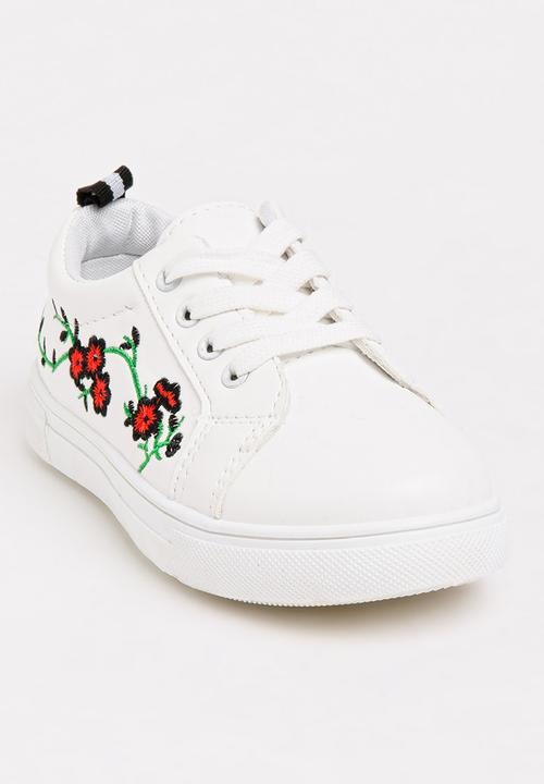 Pop Candy - Embroidered Sneaker White