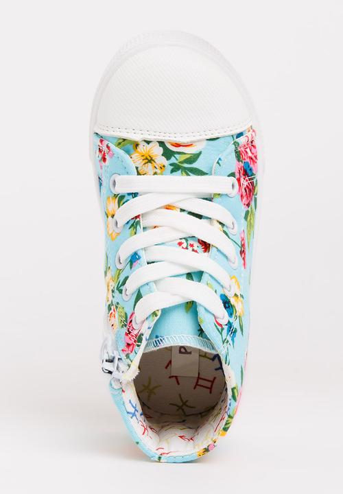 Pop Candy - Printed High Top Sneaker Blue