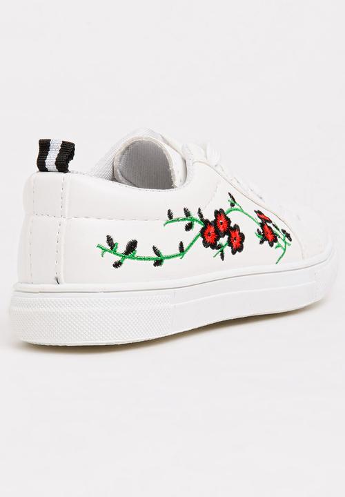 Pop Candy - Embroidered Sneaker White