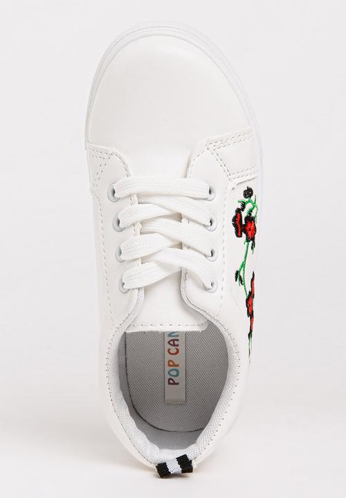 Pop Candy - Embroidered Sneaker White
