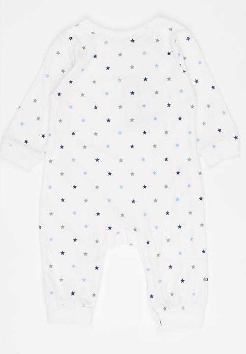 Pop Candy - Printed Sleepsuit White