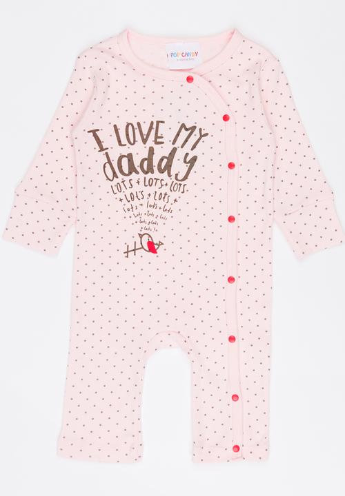 Pop Candy - Printed Bodysuit Pale Pink